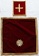Red Antique Roman Vestment 9130